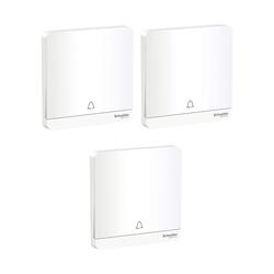 Schneider Electric Avataron, Switch, 10A, Led On Indicator, White - Pack of 3