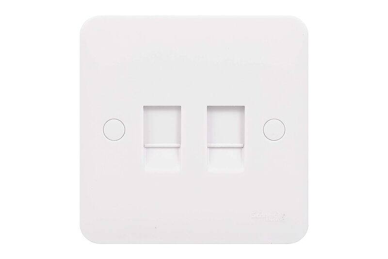 

Schneider Electric Lisse - data socket - 2 gang RJ45 Cat 6 - GGBL7072C6S