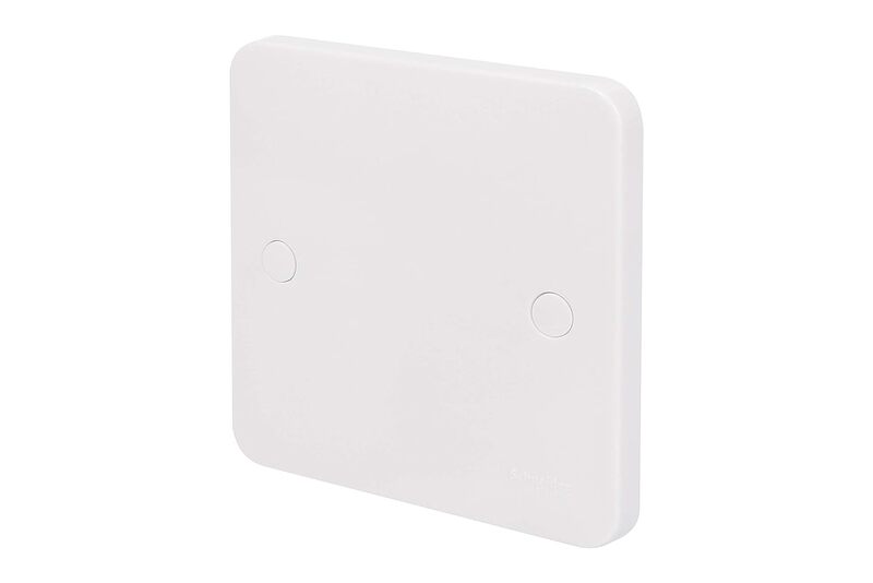 Schneider Electric Lisse - White moulded - blank plate - 1 gang - matt white - GGBL8010S