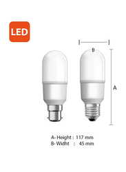 Osram E27 6500K Value LED Stick Lamp, 7W, White