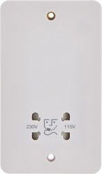 Schneider Electric Lisse - shaver socket - 115-230 V - white