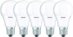 Osram e27 led bulb warm white 9W Value Classic A Frosted 2700K - Pack of 5