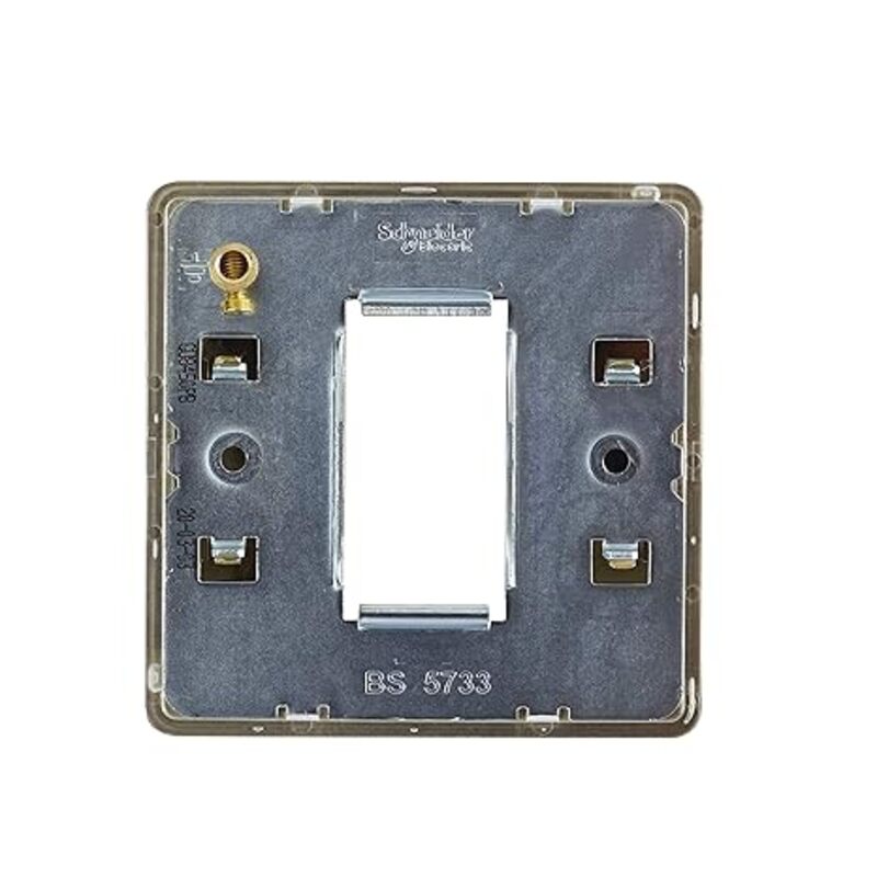 Schneider Electric Ultimate - screwless euro modular - 1 gang - polished brass - GU8450-PB