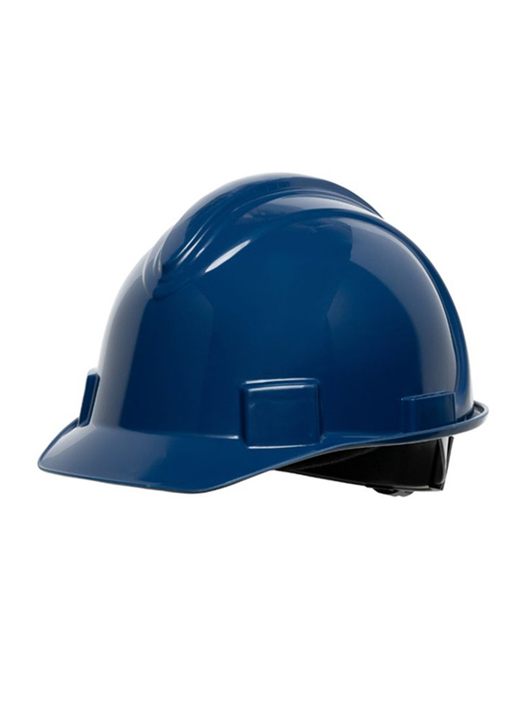 Honeywell Hard Non-Vented 4 Point Ratchet Suspension North Short Brim Safety Helmet, NSB10071, Dark Blue