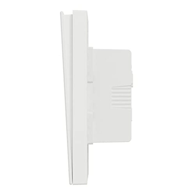 Schneider Electric Avataron C Switch With Fluorescent Locator E8732L2F_WE, 2 Gang, 16Ax White 250 V 2 Way