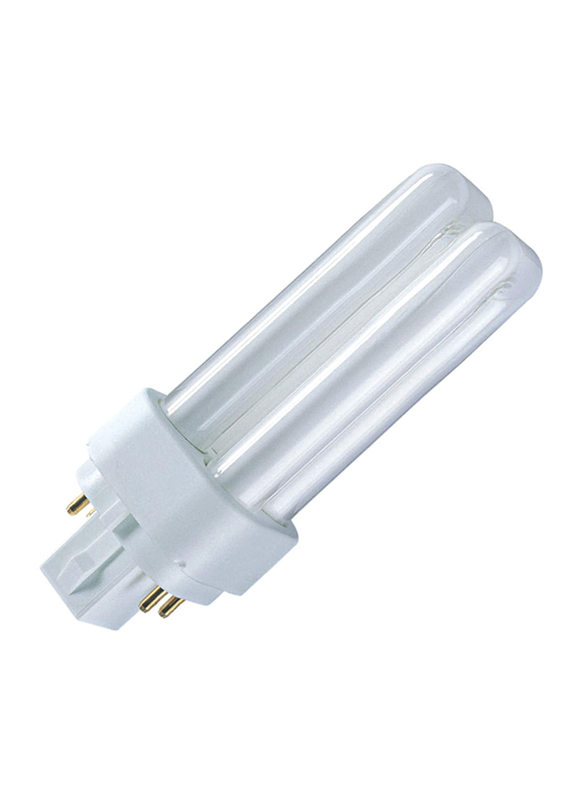Osram Dulux D/E CFL Bulb, 18W, White