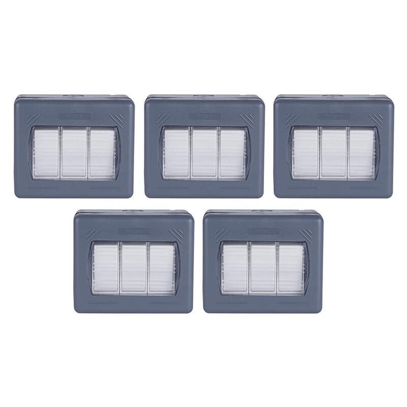 Schneider Electric 3Gang 2Way Switch Weatherproof Ip55 - Pack of 5