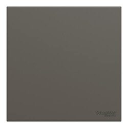 Schneider Electric Avataron C Blank Plate E8730X_DG, 1 Gang, Dark Grey