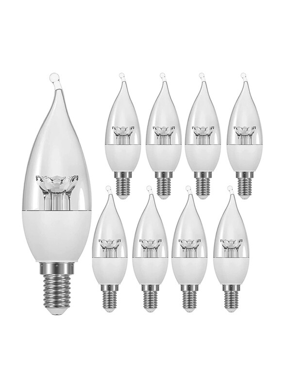 

Osram Classic BA LED Lamp Bulb, 5.5W, E14, 10 Pieces, Warm White