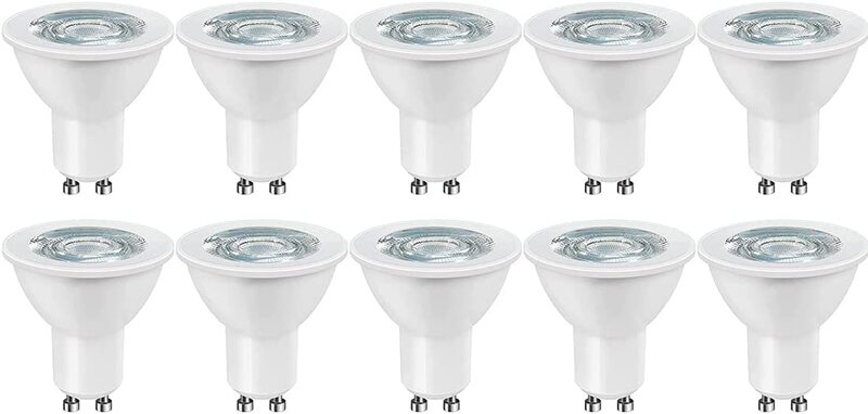 Osram GU10 LED Light Bulb 4W ECO Par16 36 Degree Cool White / 4000K Pack Of 10