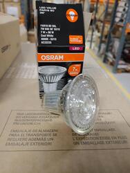 Osram GU10 LED Bulb PAR16 36 Degree 7W, Cool White Lamp / 4000K Spot Light Non Dimmable