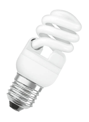 Osram Dulux Mini Twist Energy Saver CFL Bulb, 12W, E27 Base, 2700K, 650Lm, Warm White