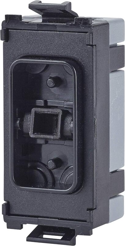 Schneider Electric Ultimate Grid system - 1-way switch module - 1 gang - black - GUG101MB