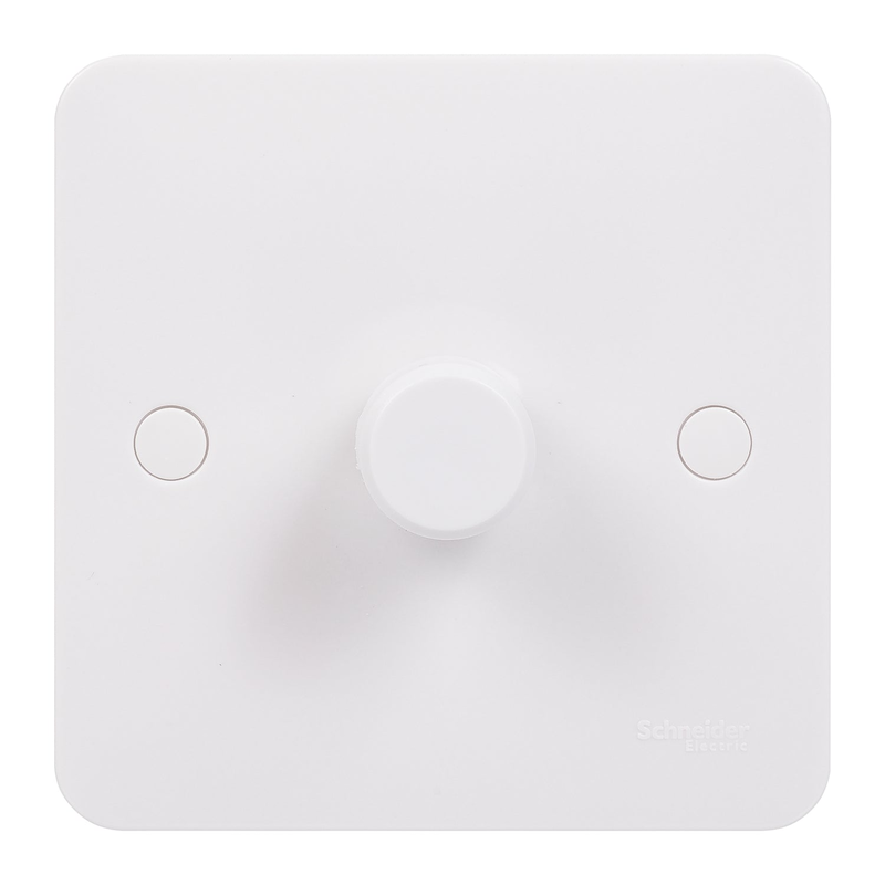 

Schneider Electric Lisse Universal Dimmer, 1 Gang, 2 Way, 400W/VA, White Matt , GGBL6012CS