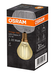 Osram Vintage Edition E-14 2400K LED Lamp, 22W, Warm White