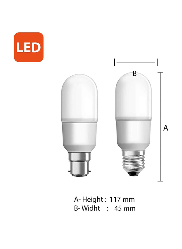 Osram Value LED Stick Lamps, 10W, White