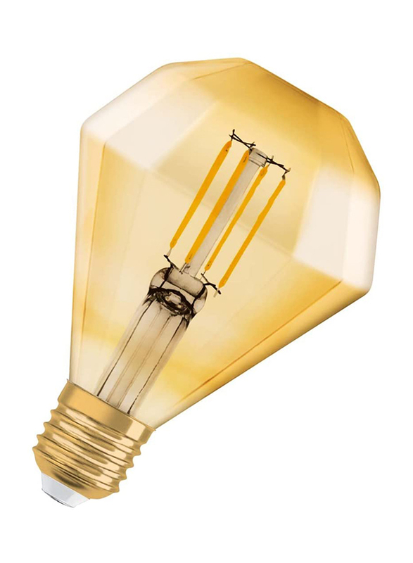 Osram 1906 Diamond Shape Vintage LED Lamp, 40W, Warm White
