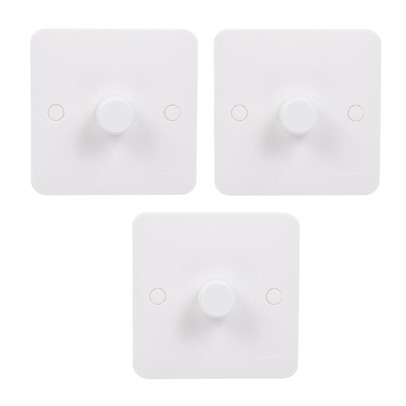 Schneider Electric Lisse - main dimmer - 1 gang - 1 way - 250W - GGBL6011CS - Pack of 3