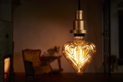 Osram 1906 Heart Shape Vintage LED Lamp, 40W, Warm White
