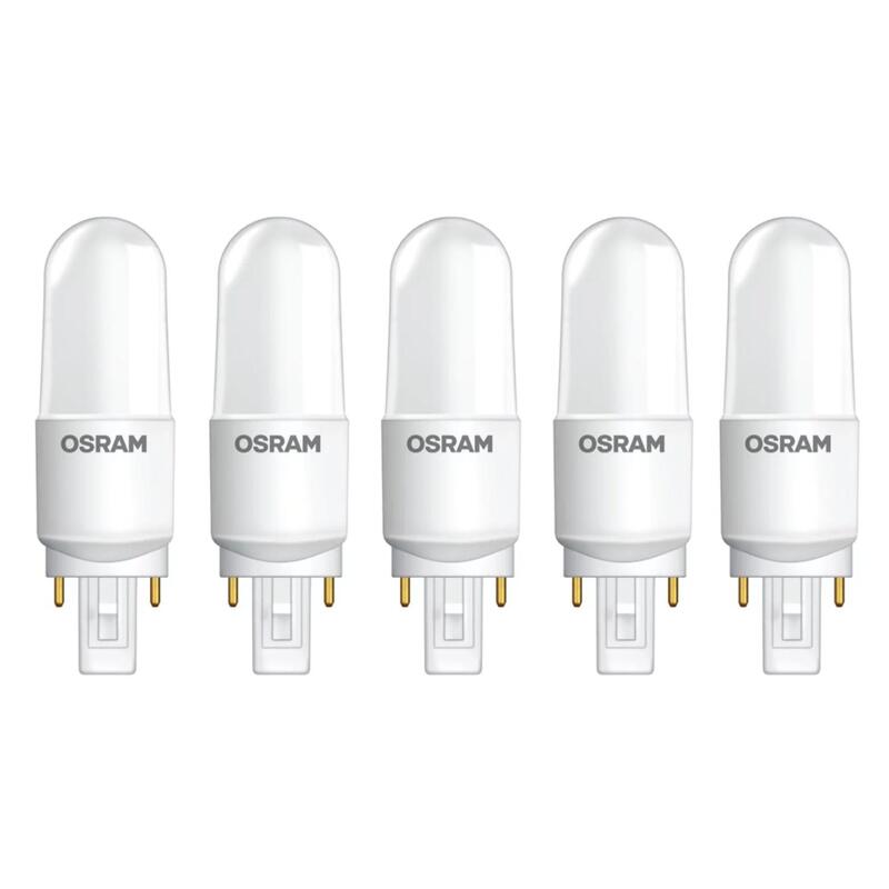 Osram Led Stick 12Watts 865 G24D, 6500k Day Light - Pack of 5