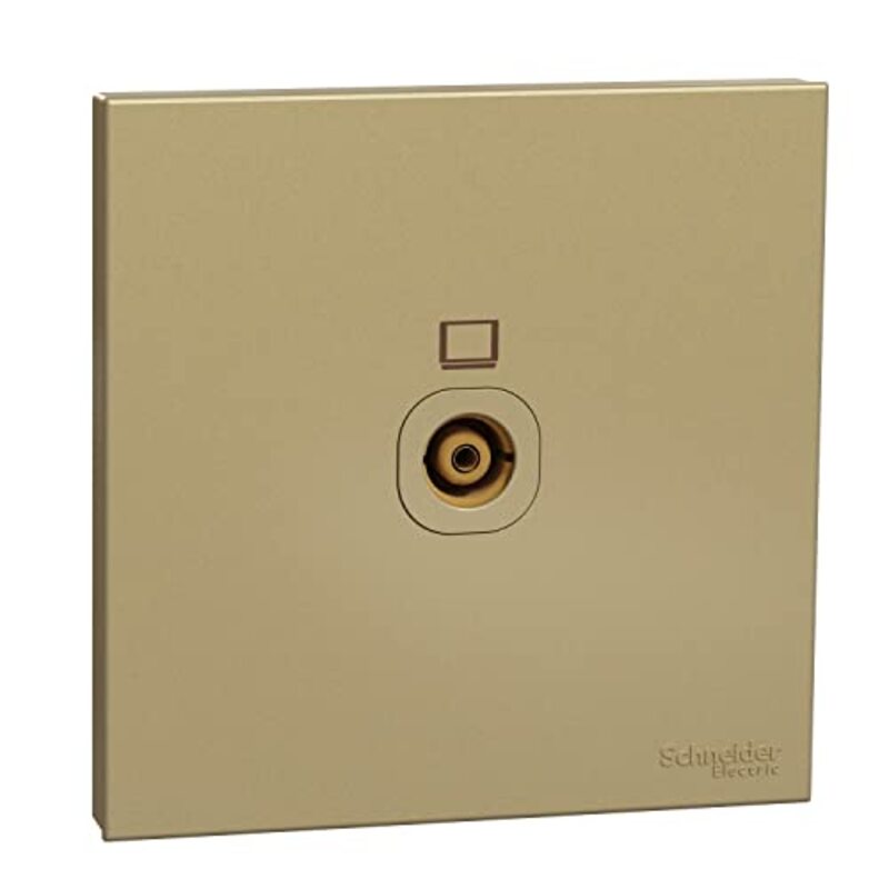 Schneider Electric Avataron C TV Socket E8731TV_WG, , Ip20 Wine Gold 75 Ohm