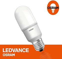 Osram E27 GEN3 Value Stick LED Lamp, 7W, 2700K, White