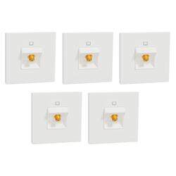 Schneider Electric TV socket, AvatarOn C, complete product, F-Type, IP20, white - Pack of 5