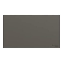 Schneider Electric Avataron C Blank Plate E8730TX_DG, 2 Gang, Dark Grey