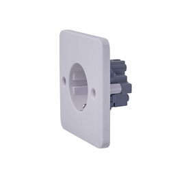 Schneider Electric Lisse White moulded - unswitched socket - schuko - 16 A - 230 V - 1 gang - white - GGBL3016A1