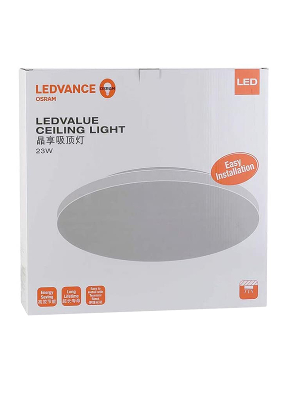 Ledvance Osram LED Surface Mounted Circular Light, 23W, Warm White