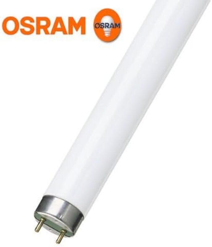 Osram/ Ledvance Fluorescent Tube Light 18 Watts Cool Daylight T8 L 1350 lm 600mm G13 Base 0.6 m- Pack of 5