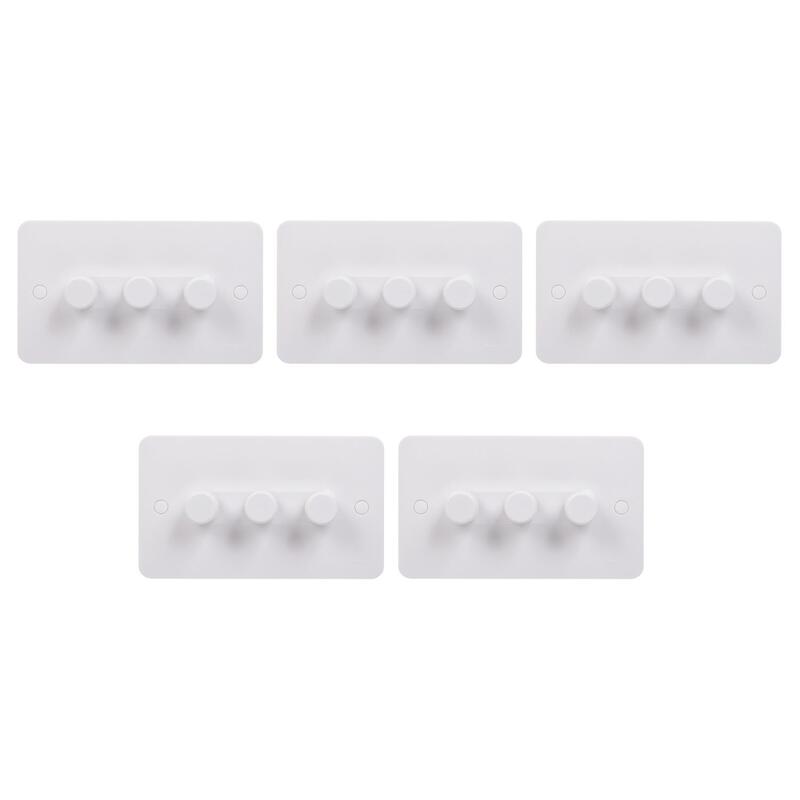 Schneider Electric Lisse - universal dimmer - 3 gangs - 2 way - 250W/VA - GGBL6032CS - Pack of 5