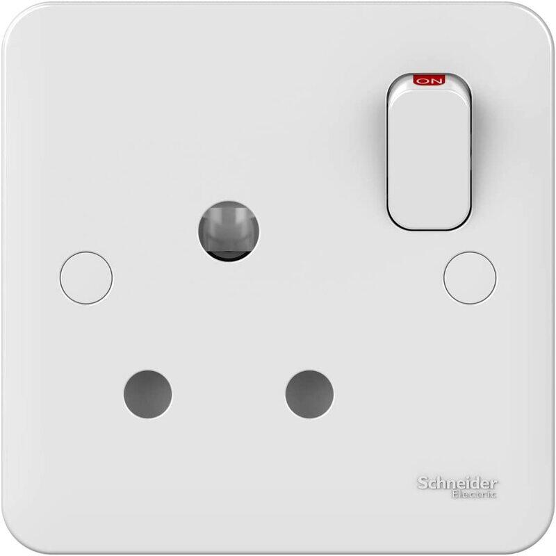 

Schneider Electric GGBL3090 Lisse Moulded Socketoutlet, 15A, 1 Gang, Matt White