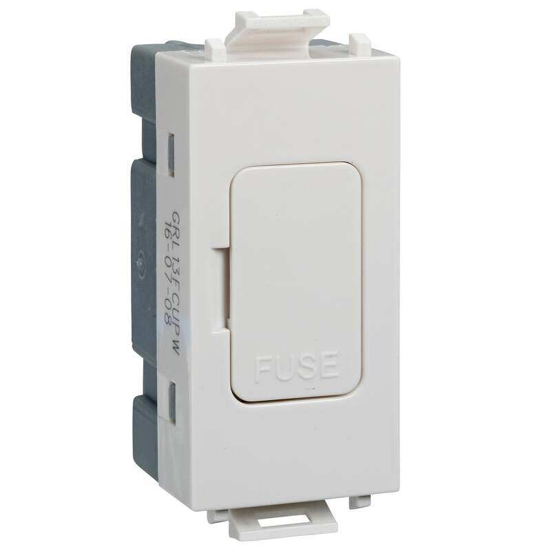 

Schneider Electric Ultimate Weatherproof Switched Fused Connection, 13A, White , GRL13FCUPW