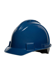 Honeywell Hard Vented 4 Point Ratchet Suspension North Short Brim Safety Helmet, NSB11071, Dark Blue