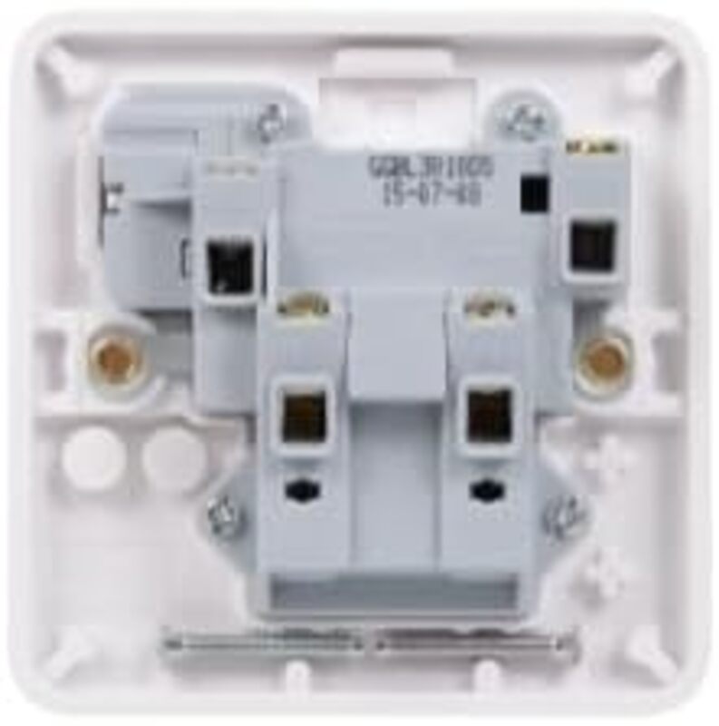 Schneider Electric Lisse White moulded - DP switched socket - 13 A - 230 V - 1 gang - white - GGBL3010DRDG
