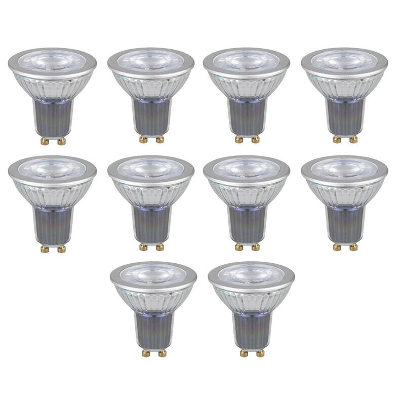 

Osram GU10 Dimmable LED Bulb PAR16 9.6W Cool White 36D 750lm - Replaces 100W - Pack of 10