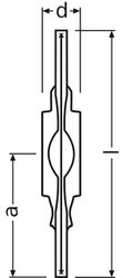 Osram/ Ledvance Powerstar HQI-TS 70 watts / NDL Excellence R7s Classic Bulb Non Dimmable