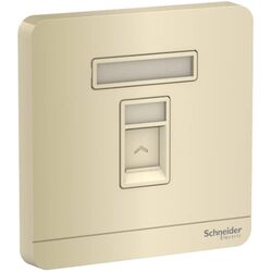 Schneider Electric AvatarOn, telephone socket, Wine Gold (Model Number-E8331RJS4_WG) - Pack of 5