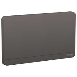 Schneider Electric AvatarOn, 2G Blank Plate, Dark grey (Model Number -E8330TX_DG)