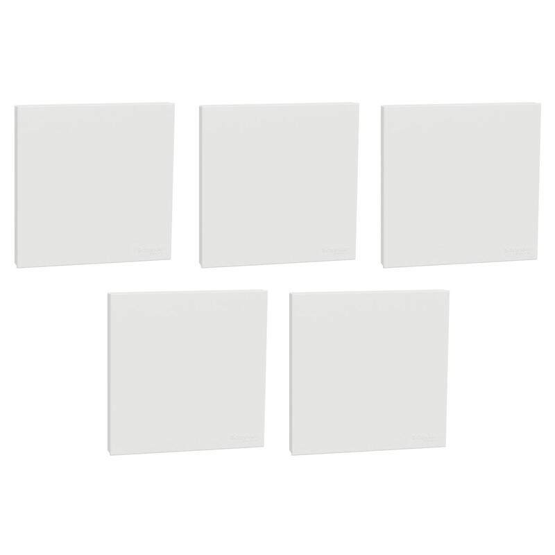 

Schneider Electric Blank Plate, AvatarOn C, 1 gang, white - Pack of 5