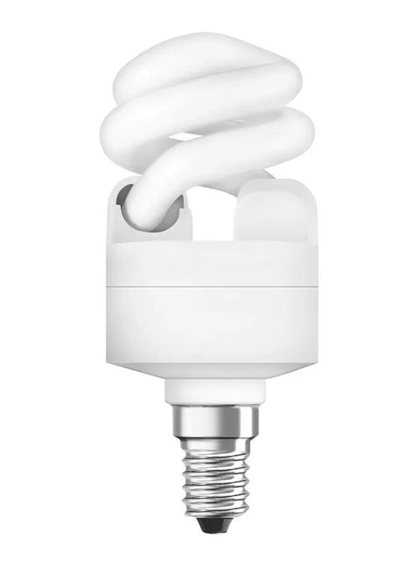 

Osram Dulux Mini Twist CFL Bulb, 8W, E14, 430Lm, Warm White