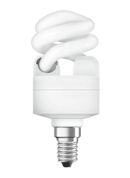 Osram Dulux Mini Twist CFL Bulb, 8W, E14, 430Lm, Warm White