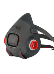 Honeywell North HM500 Series Reusable Half Mask Respirator, HM501TM, Grey, Medium