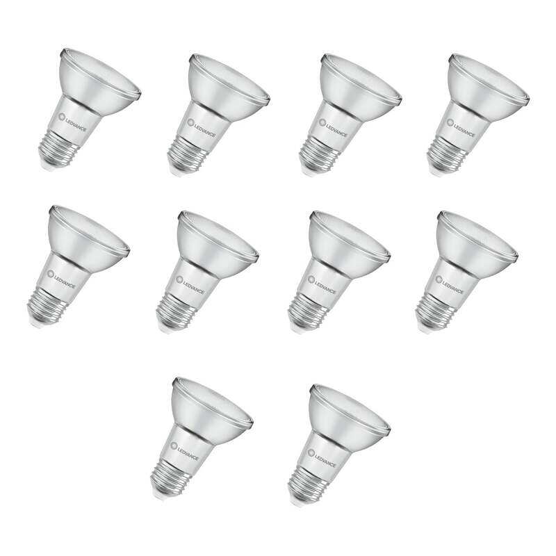

Ledvance PAR20 6.4W Dimmable LED Spotlight E27 Base, 2700K Warm White, 36° Beam Angle