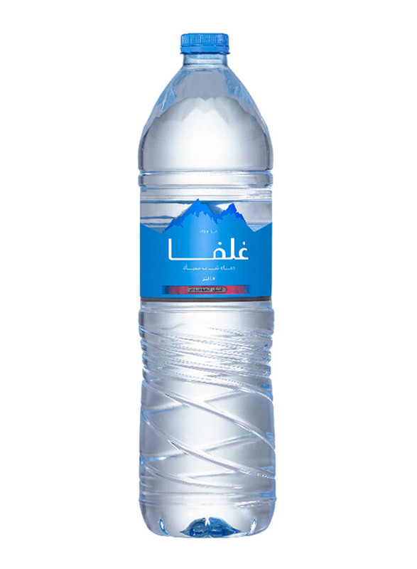 Gulfa Low Sodium Bottled Drinking Water, 6 Bottles x 1.5 Liter