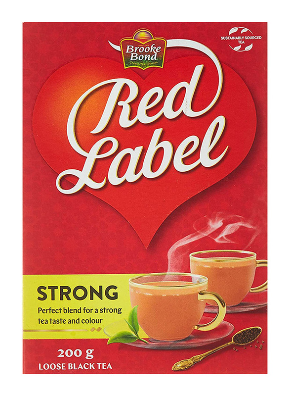 Brooke Bond Red Label Black Loose Tea, 200g