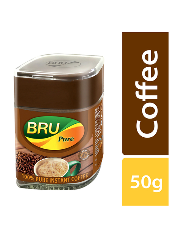 BRU Pure Instant Coffee, 50g