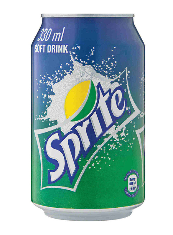 Sprite Original Carbonated Soft Drink Can, 330ml