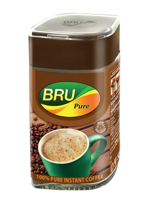 BRU Pure Gold Instant Coffee, 100g